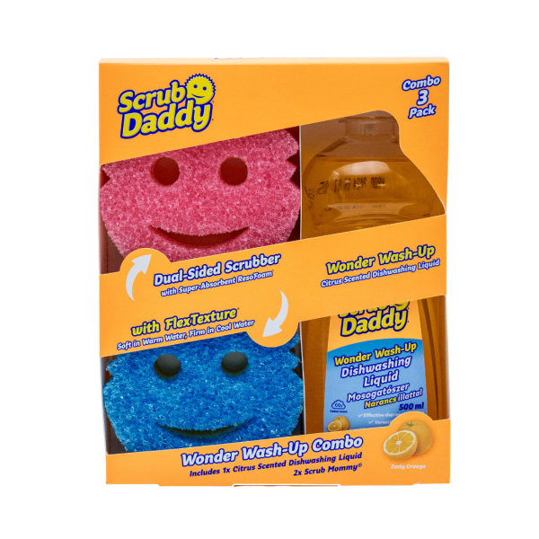 Scrub Daddy Wonder Wash Up Combo