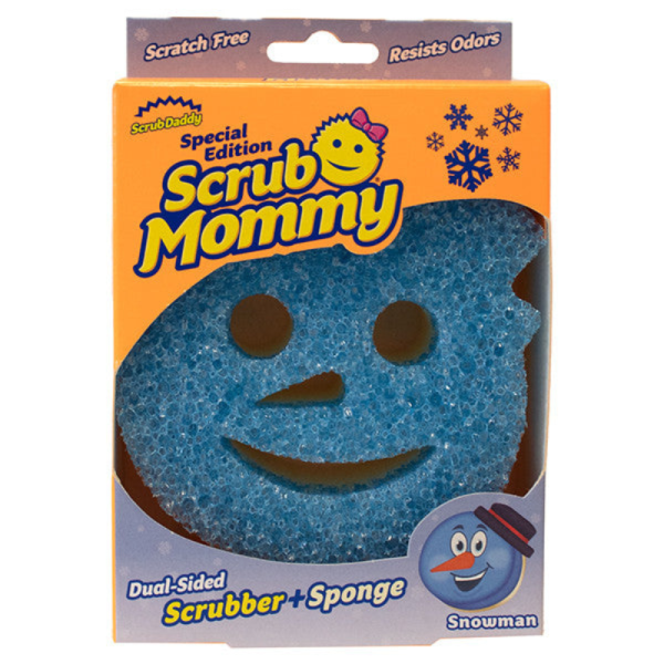Scrub Mommy Blue Snowman - Limited edition